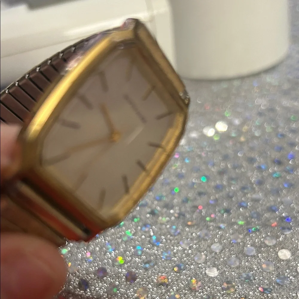 Wittnauer Vintage Gold and Silver tone Watch running perpetual